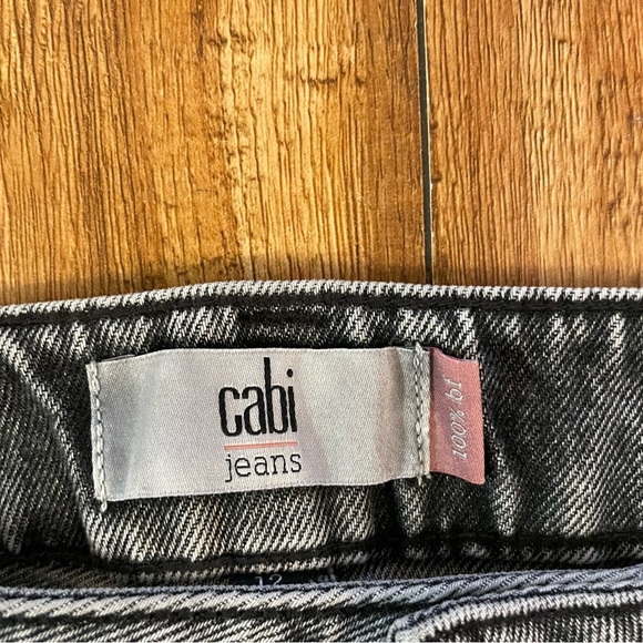 CABI Women’s Gray Wash 100% BF Boyfriend Ankle Denim Jean Size 12 - Picture 7 of 14